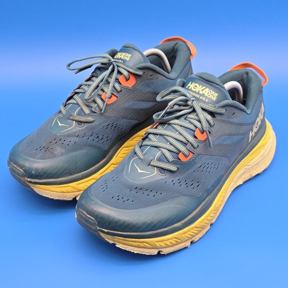 HOKA One One Stinson ATR 6 Blue Coral Men’s 11 Trail Running Shoes Sneakers - Picture 2 of 13